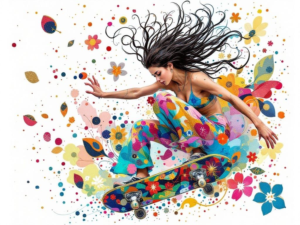 Vibrant Spring Floral Dance