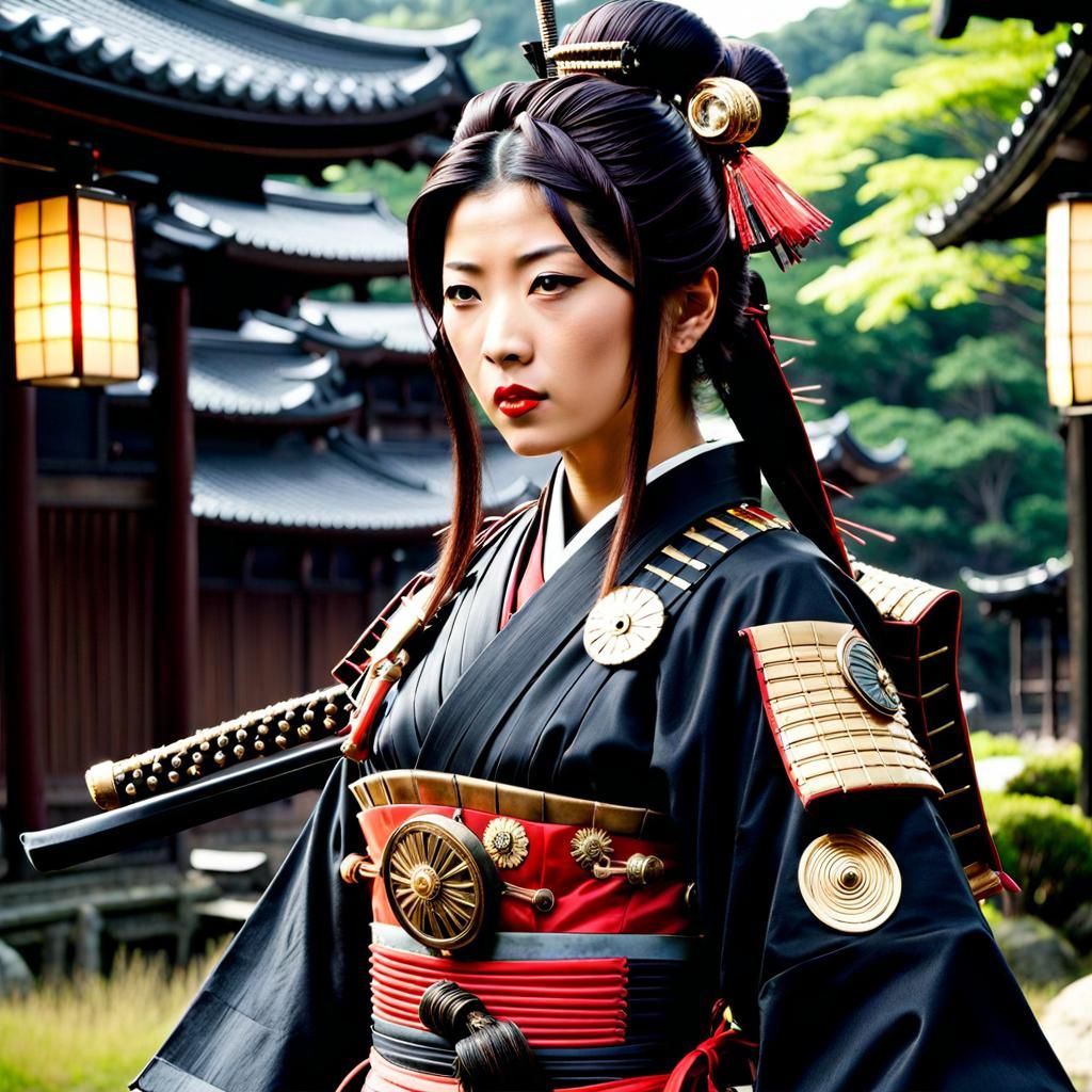 Steampunk Samurai in Edo Period Japan