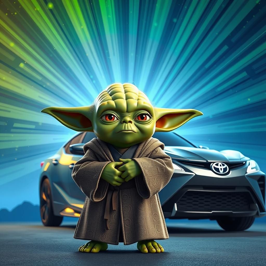 Yoda Promotes Toyota in Sci-Fi Style