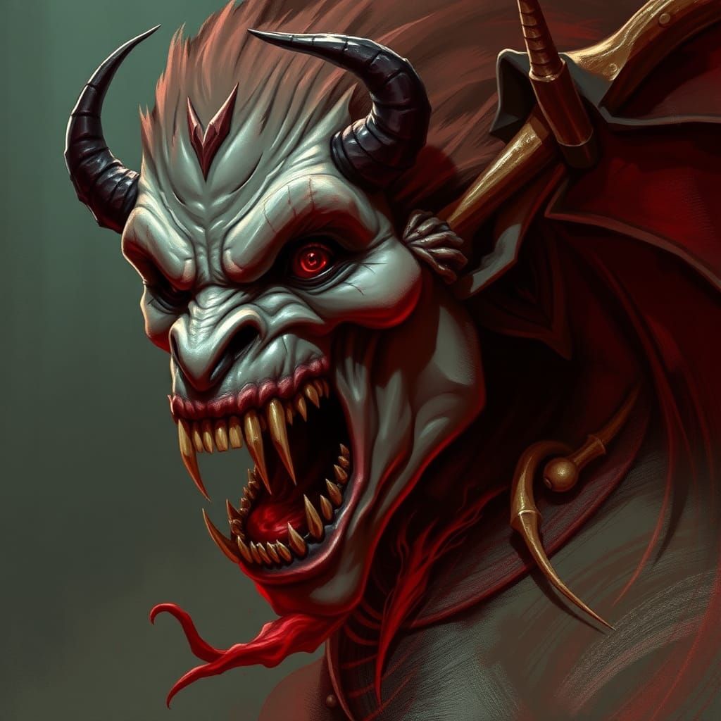 Vampire Werewolf Demon Hybrid Creature