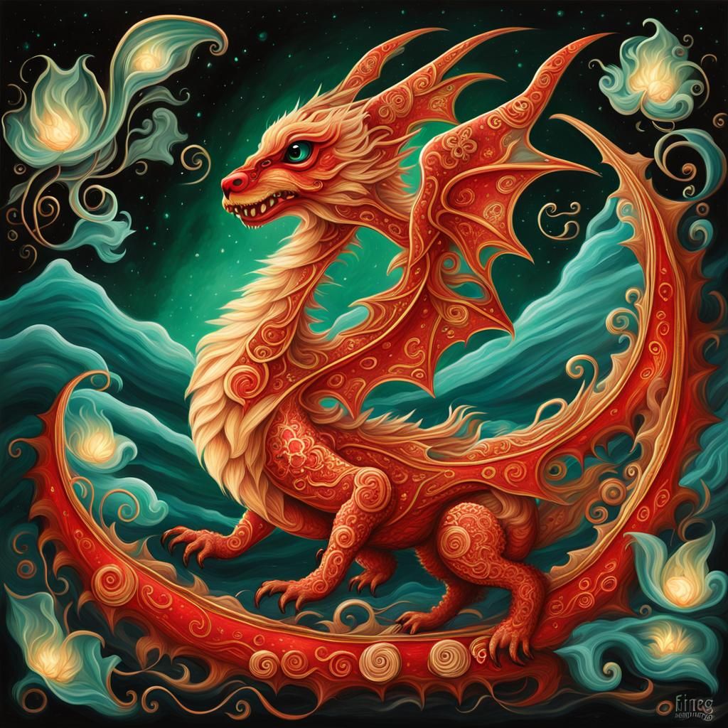 Fantasy dragon