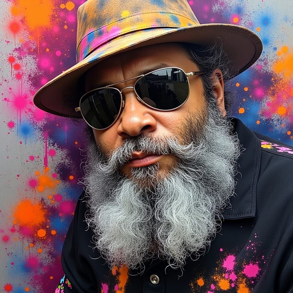 Urban Shamanist Graffiti Art in Street Style