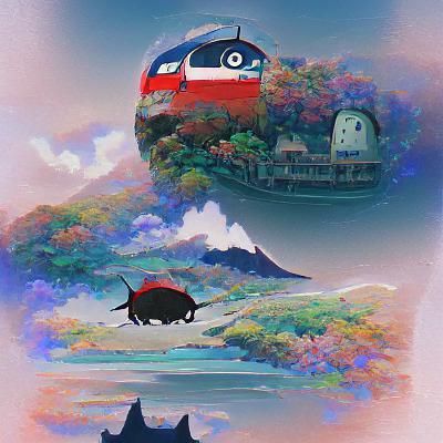 Ghibli-Inspired AI Animation Still