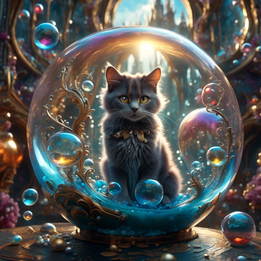 Cat Within a Bubble