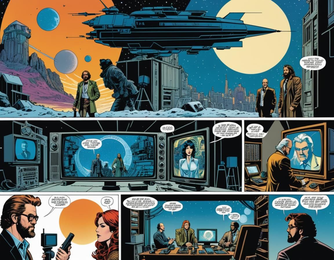 Comic Book Directors Confront Mystery in HoloViz
