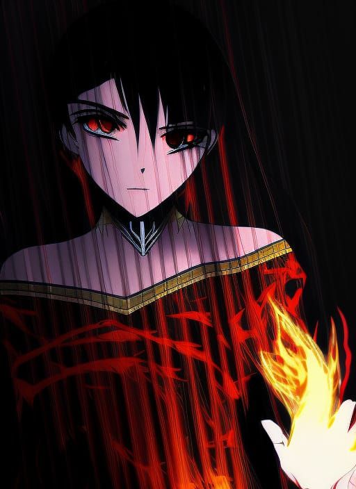 Cinder Fall from RWBY with Flame Magic