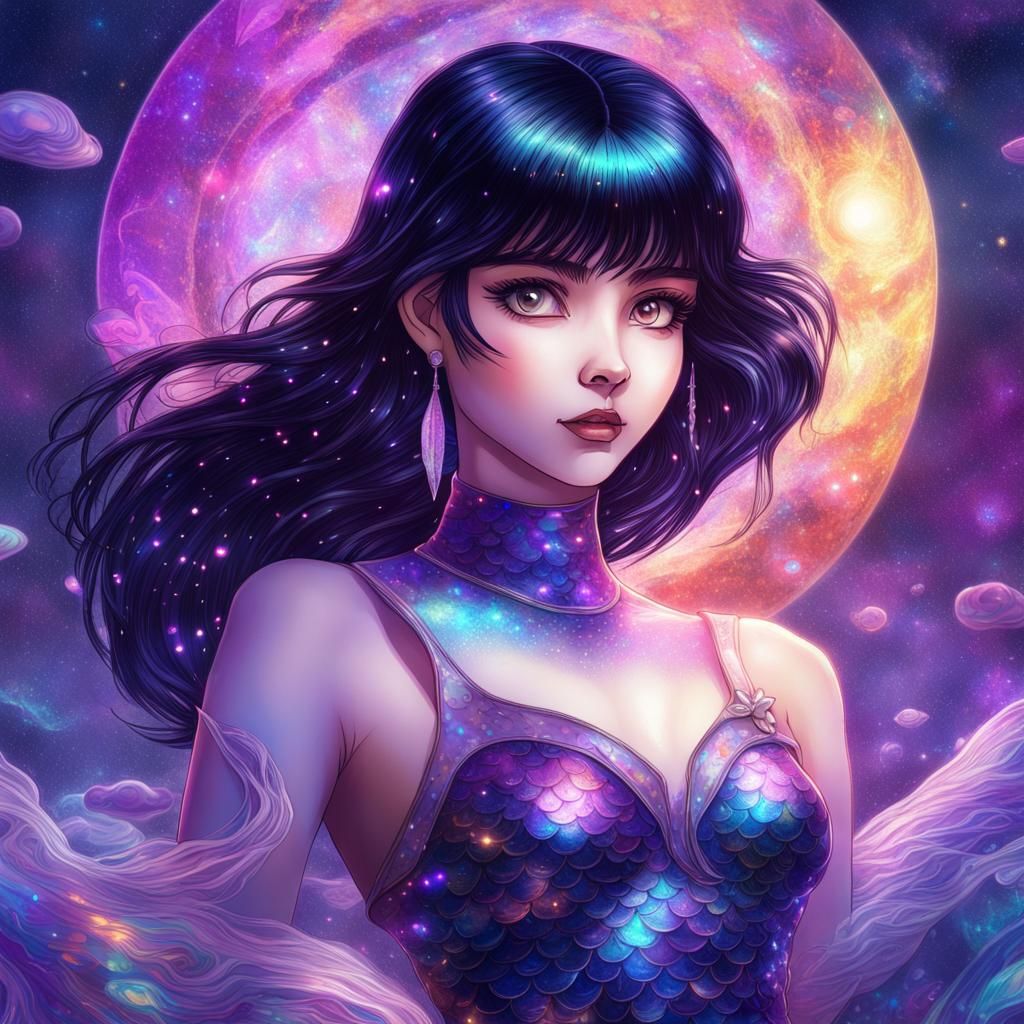 Sailor Saturn As A Mermaid