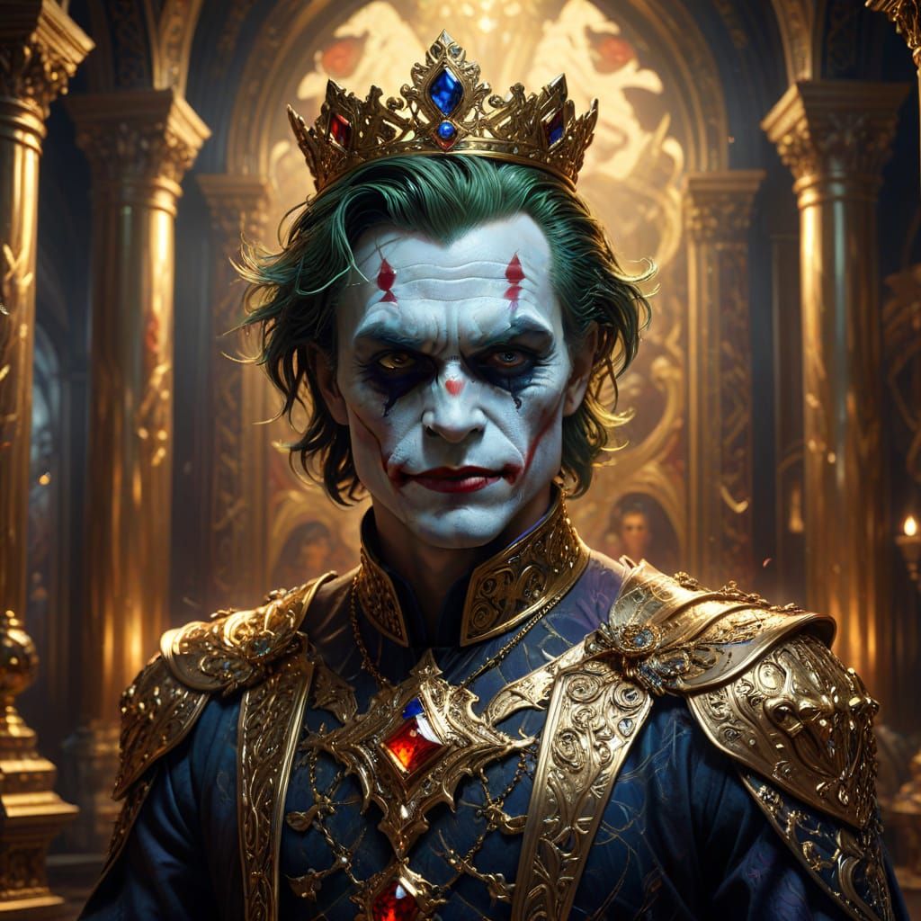 Playing Card Royals in Epic Fantasy Hall