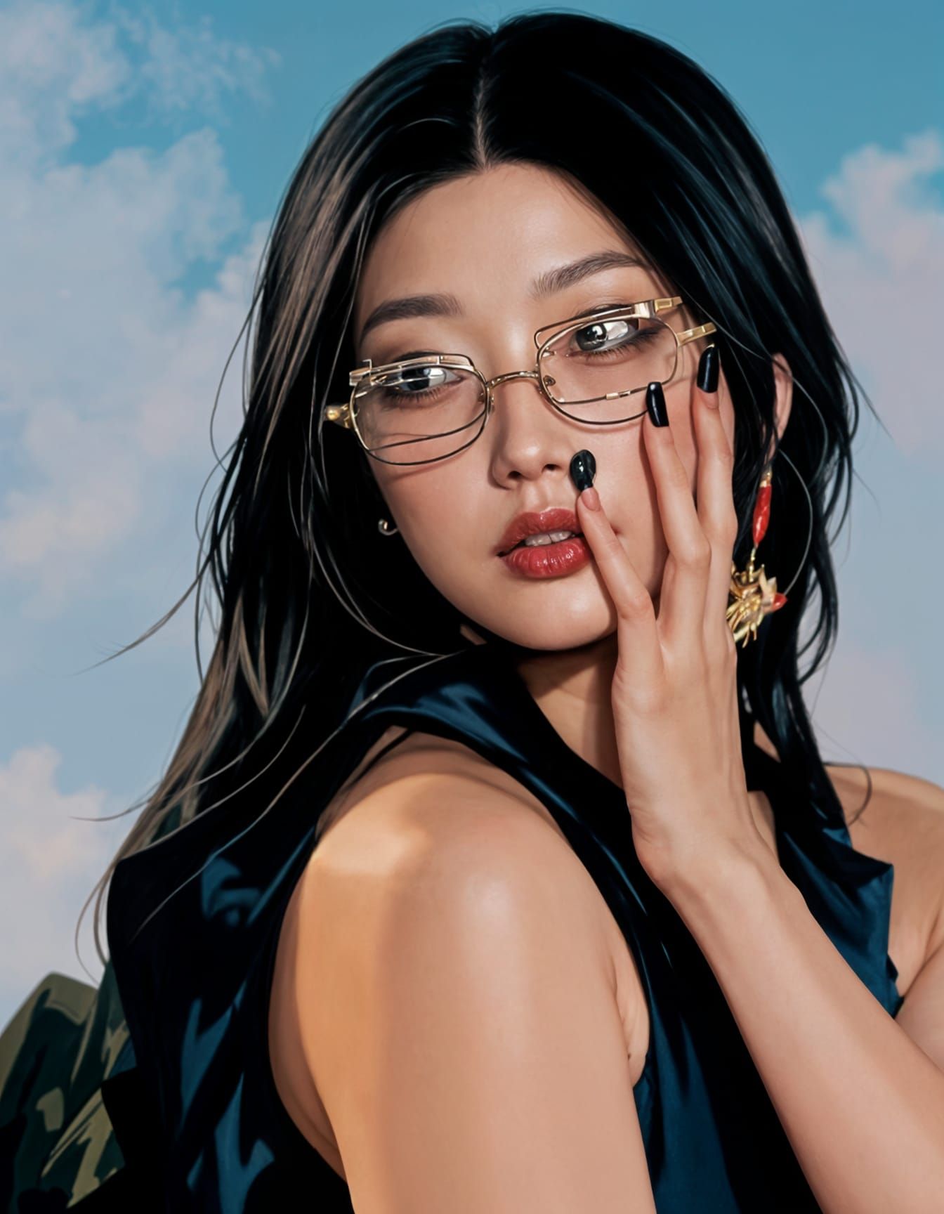 Yoonchae of Katseye: Comic Book Cover Art