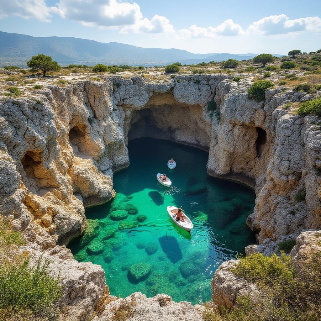 Karst Landscape: A Digital Art Piece