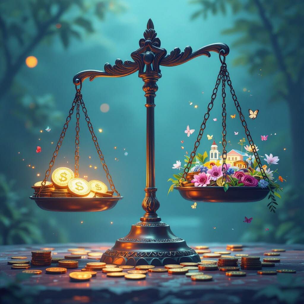 Fantastical Balance Scale of Retirement vs. Health & Lifesty...