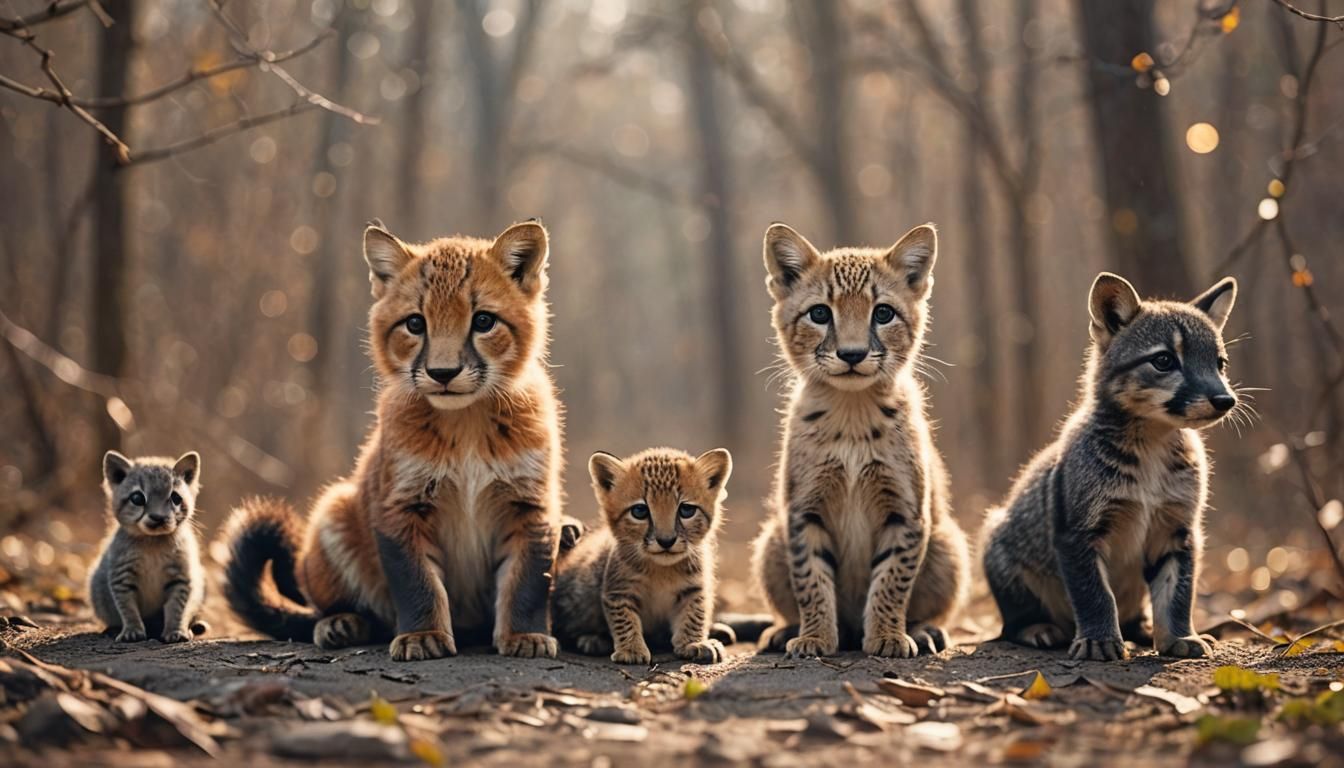 Eight Cute Animals Captured with Bokeh Effect