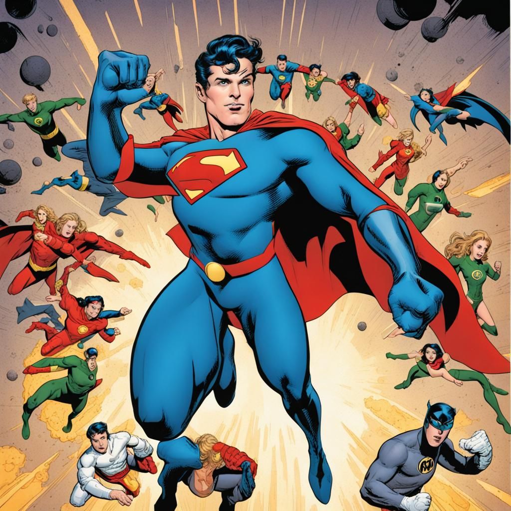 Legion of Super-Heroes Comic Book Art