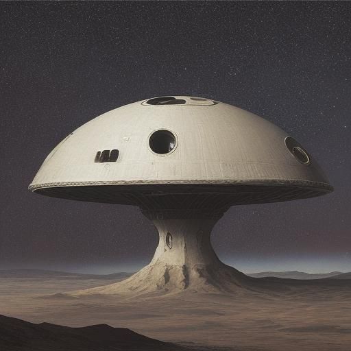 Oldest UFO Seen: AI Generated Image