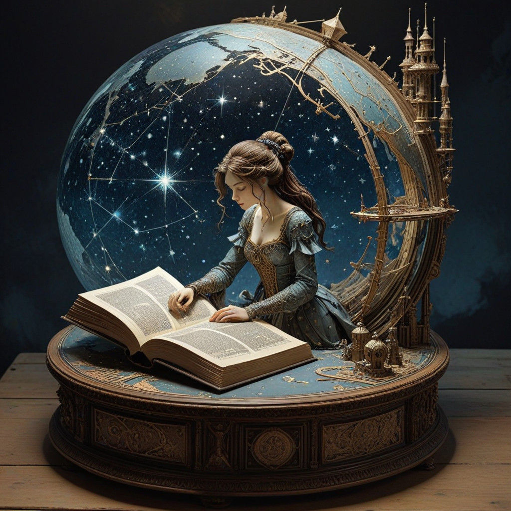 Mysterious Celestial Atlas Revealed on a Shelf