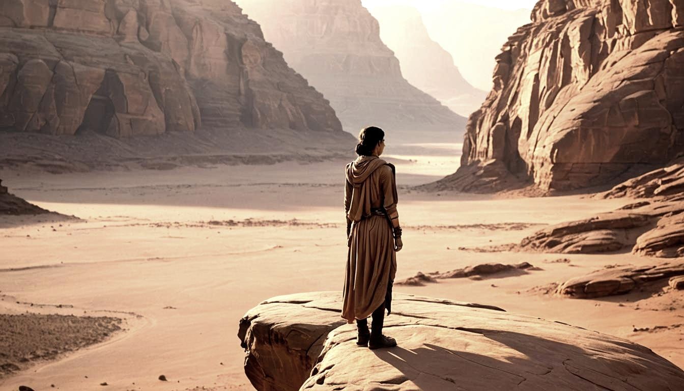 Chani of Arrakis: Desert Sunrise Portrait