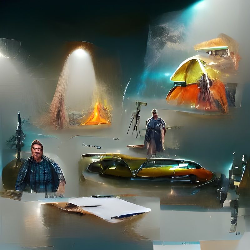 Concept Art Visualizations for Film Projects