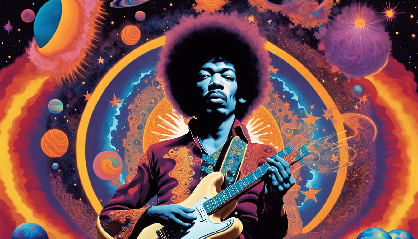 Psychedelic Album Cover Art: Electric Cosmos