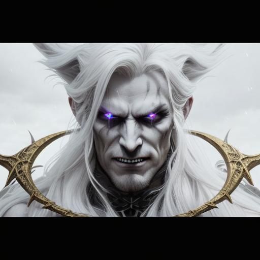 Menacing Arceus in Apocalyptic Dark Fantasy Art