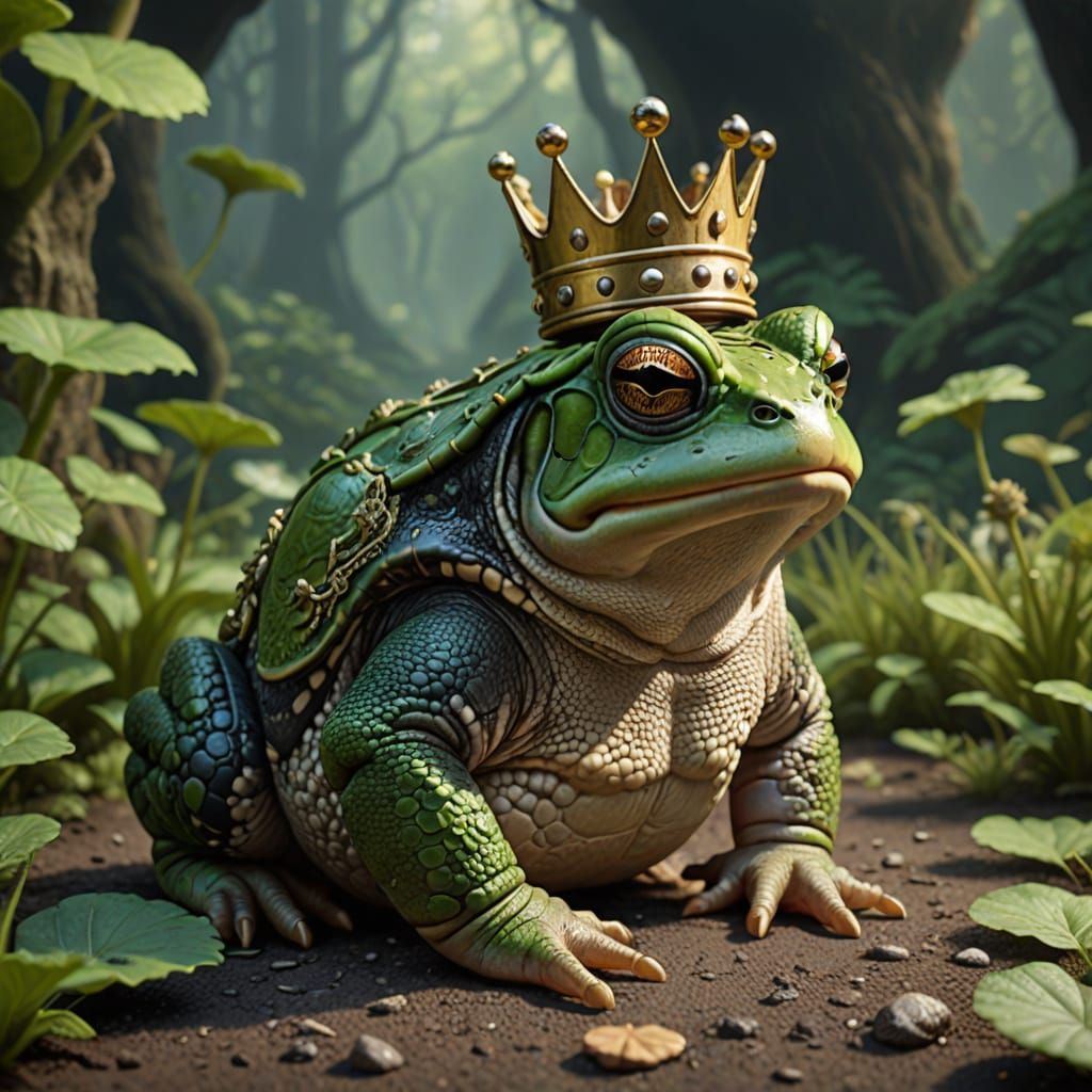 Majestic Amphibian Monarch