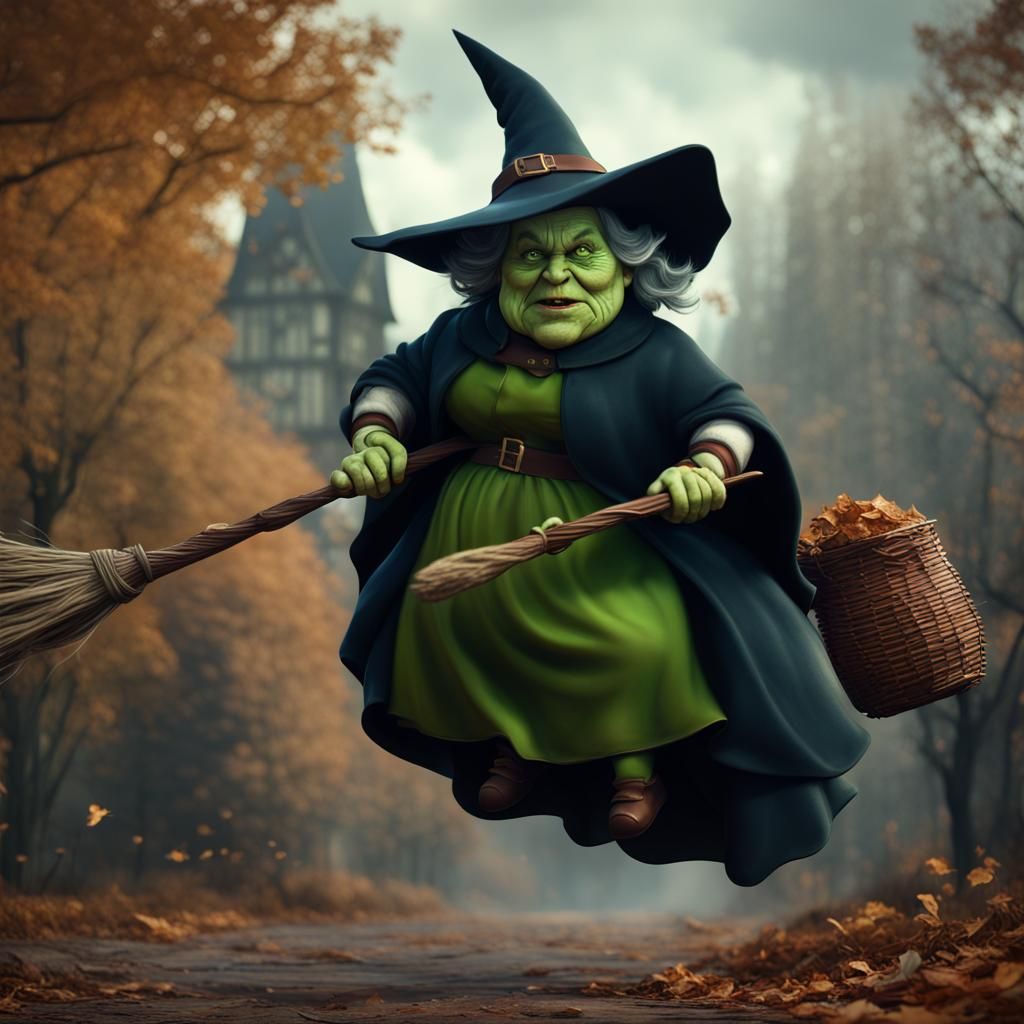 Wicked Witch of the West: Detailed Matte Painting