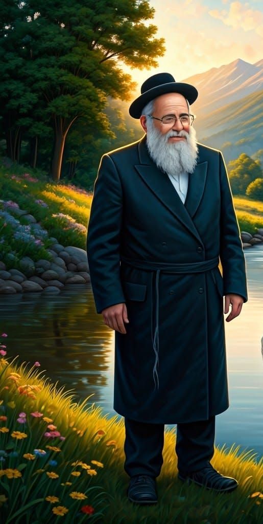 Generational Reflection: Orthodox Jew and Biblical Boy