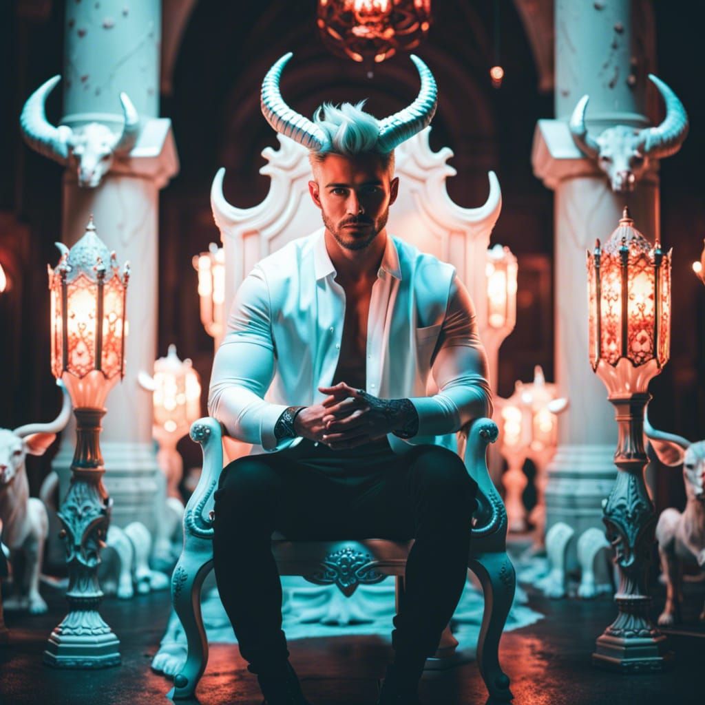 Demon King in Dungeon Interior