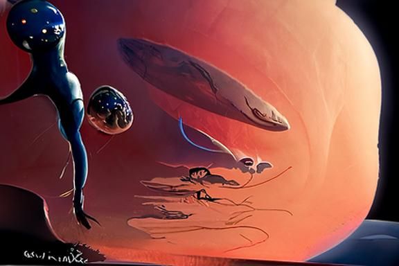 "La Planete Sauvage" Concept Art Illustration