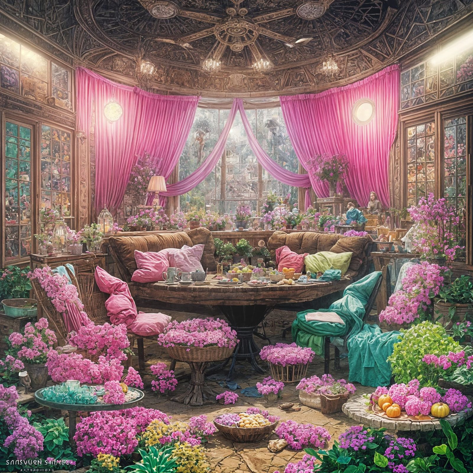 Pixel Art Tiger with Sunglasses in Candy Style