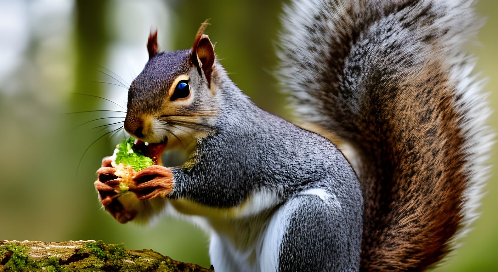 Squirrel Eating: Professional Wildlife Photography