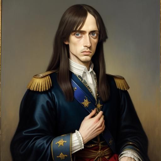 King Charles X as a Child: Oil Painting