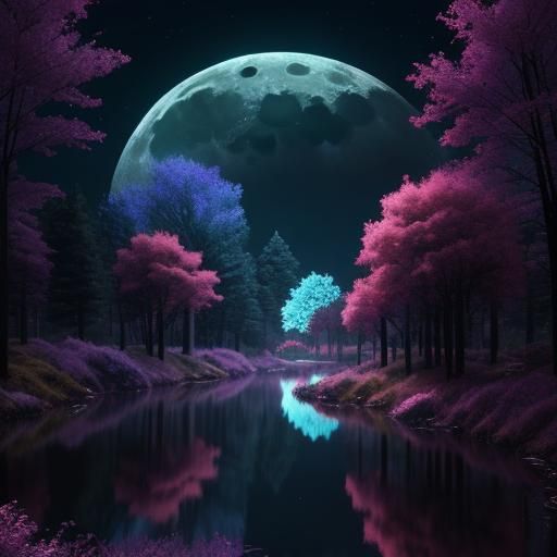 Hyperrealistic Dragons in Psychedelic Alien World