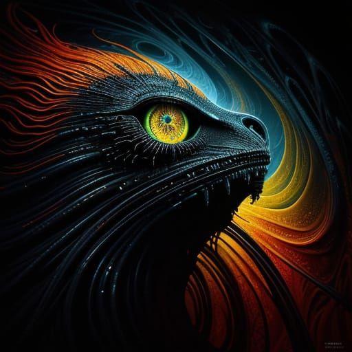 Surreal Dreamscapes in Vibrant, Swirling Colors