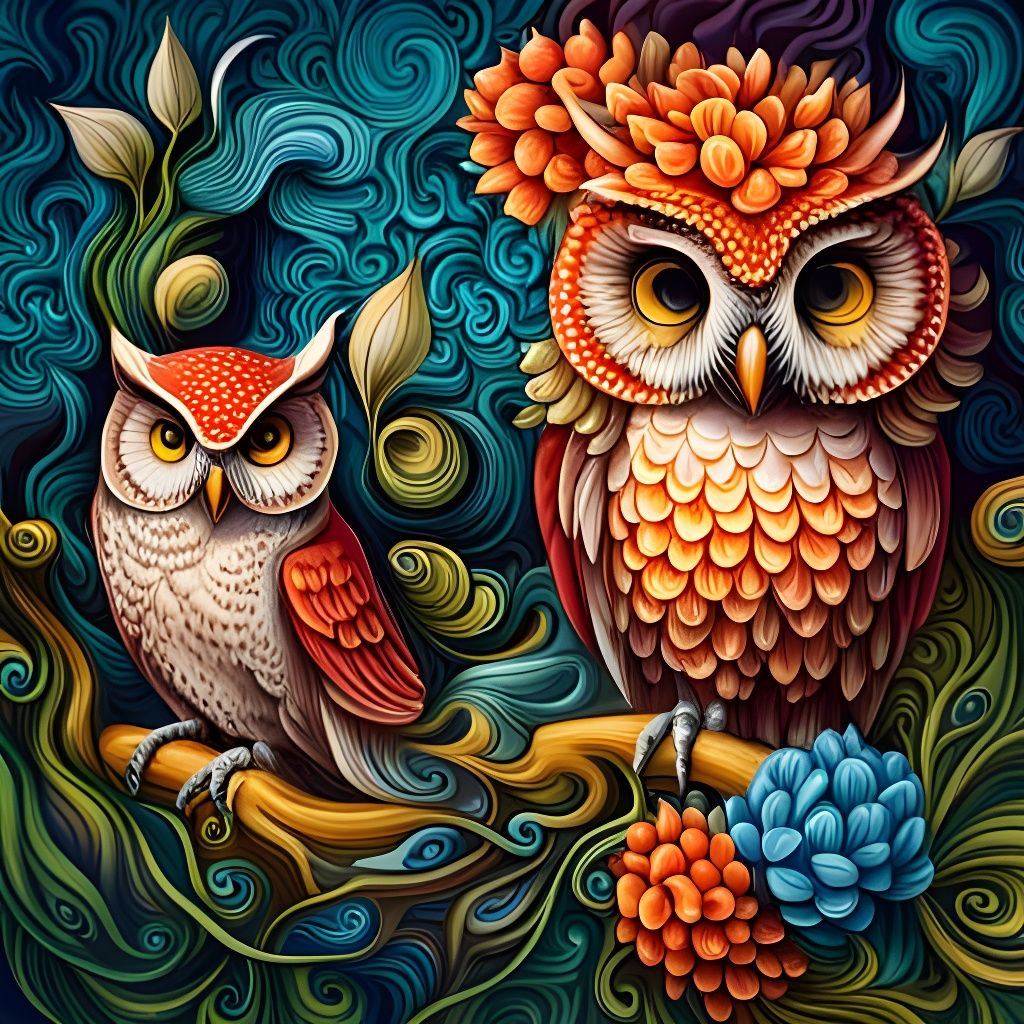 owls and flowers ernst haeckel maria sibylla merian