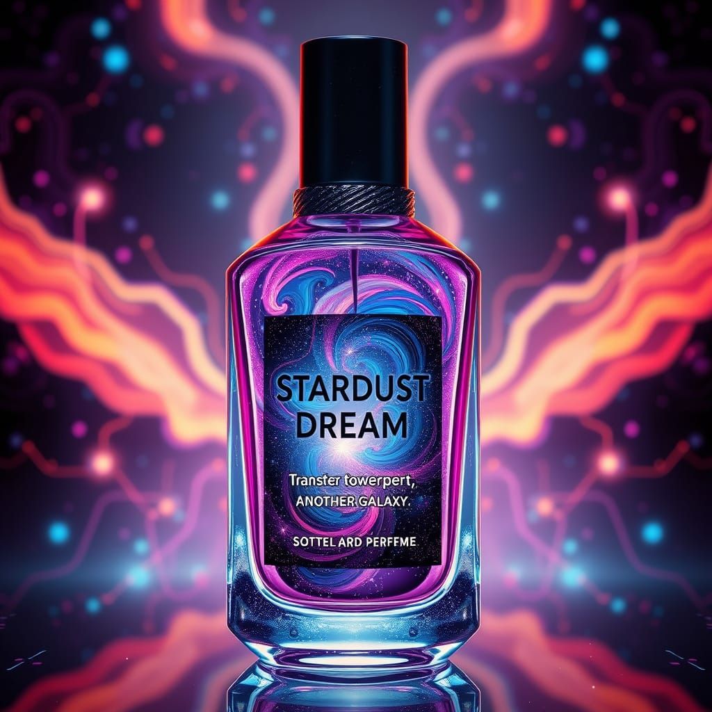 Cosmic Beauty in Cyberpunk Style