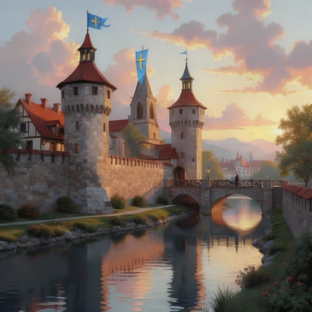 Micronation of Faith and Freedom with Guard Tower