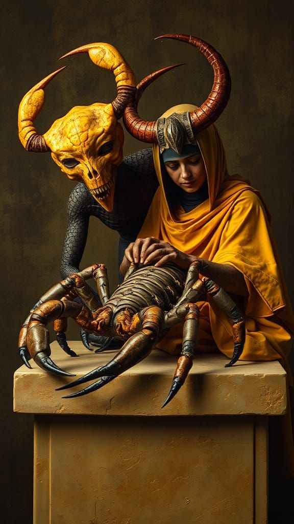 Encounter With The Scorpion And Troglodite