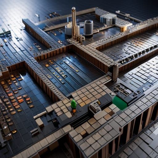 Hyperdetailed Lego Periodic Table Visualization