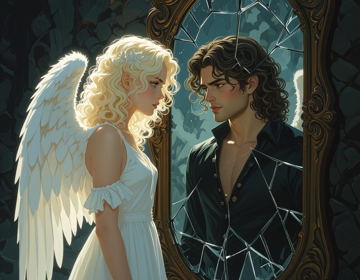 Angelic Reflection: Matte Painting in Unreal Engine