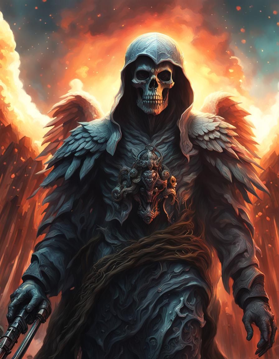 Angel of Death: Epic Cinematic Digital Painting