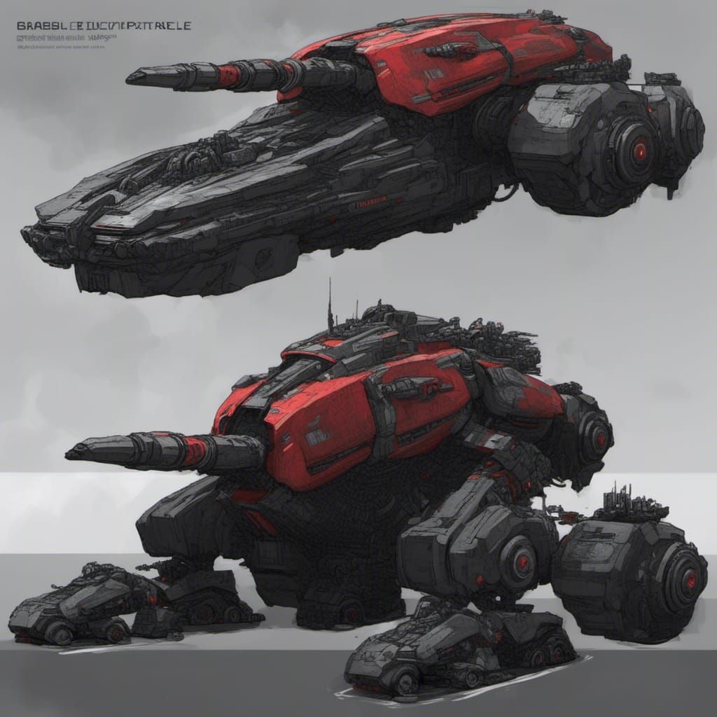 Leviathan-Class Mobile Citadel: Imposing Armored Fortress