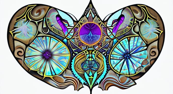 Harmonic Australian Flora and Fauna with Fractal Elements