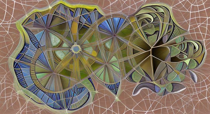 Harmonic Australian Flora and Fauna with Fractal Elements