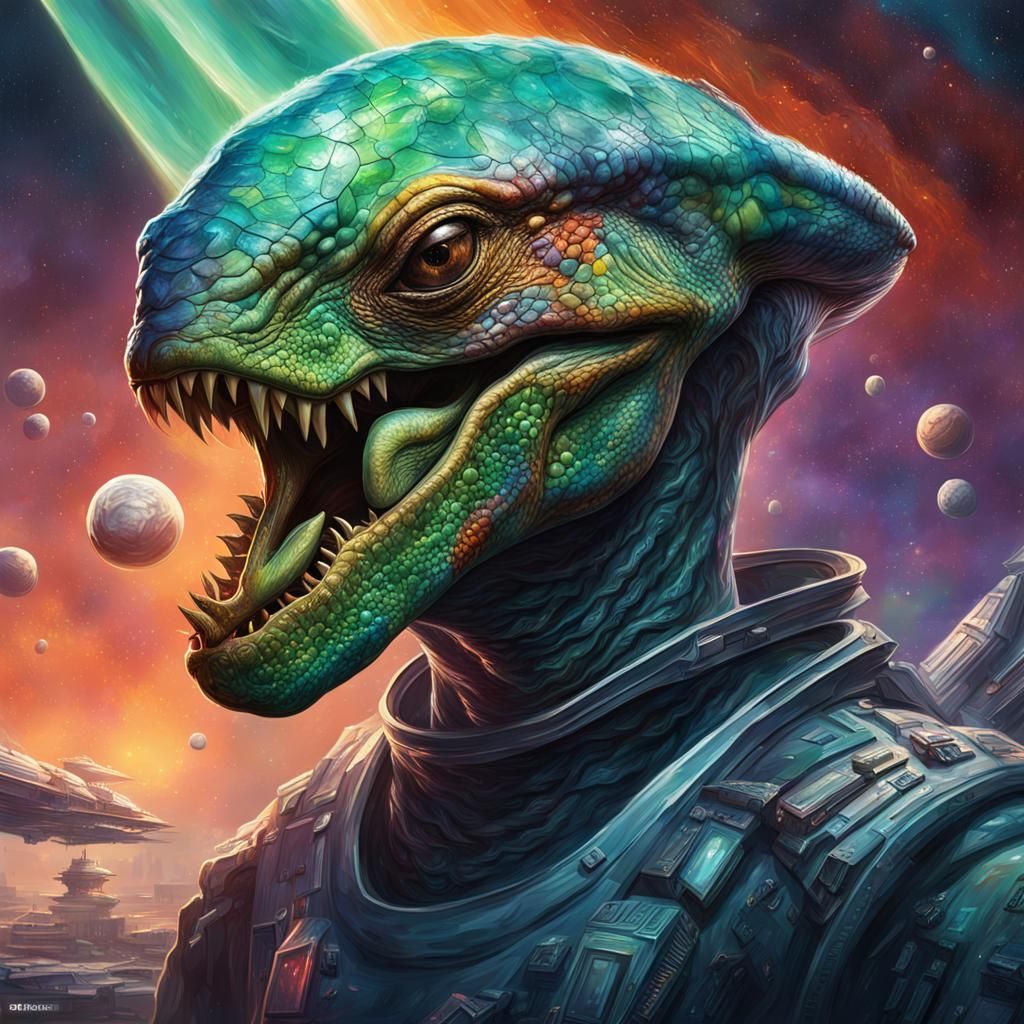 Randy the Reptilian Alien