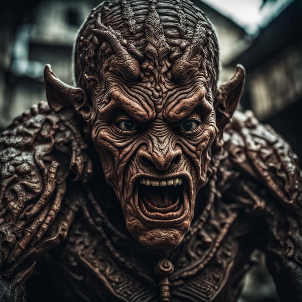 Hyperrealistic Tikbalang with Intricate Details