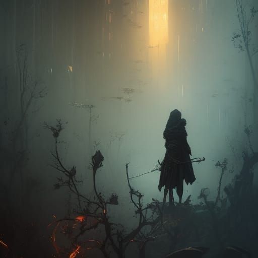 Black Friday Dark Fantasy Concept Art in 8K