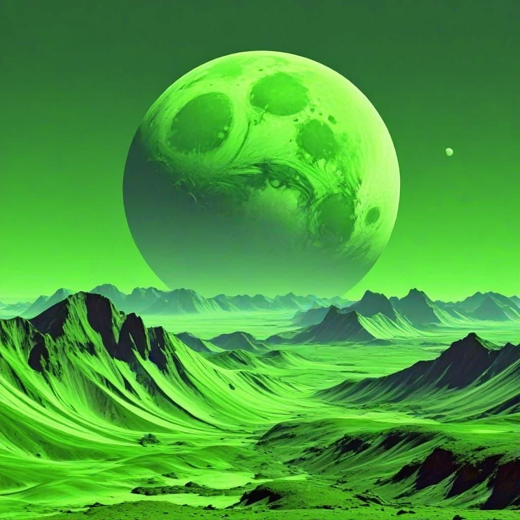 Luminous Green Color Scheme Transformation