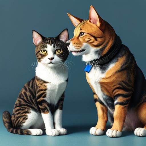 Dog and Cat Together