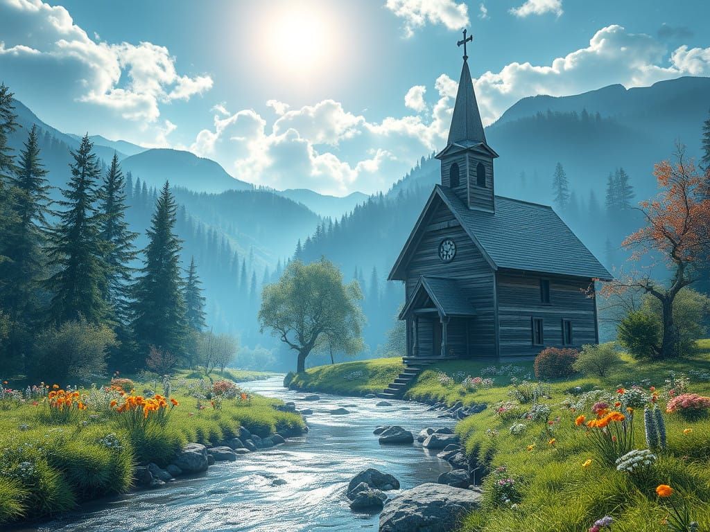 Springtime Serenity in Vibrant Bloom