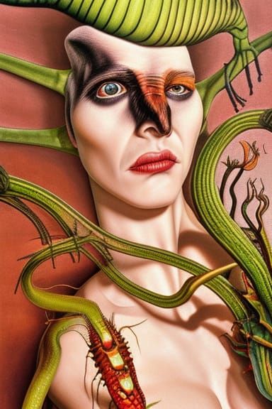 Surreal Fantastic Creatures and Flytraps: Botanical Illustra...